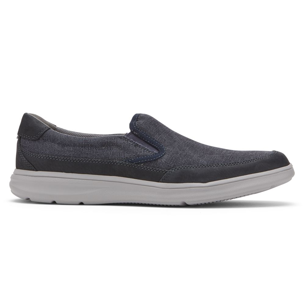 Rockport Canada Beckwith Slip-On - Mens Sneakers Navy (RJS708319)